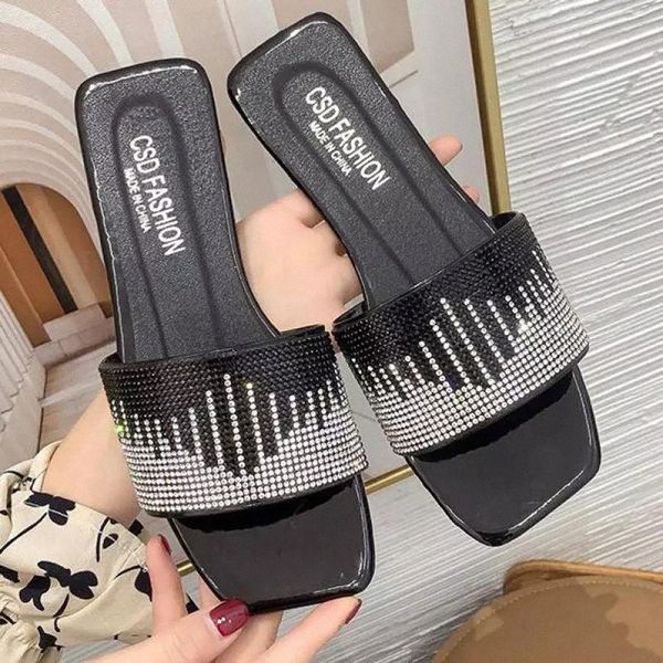 large size woman slippers summer women beach shoes fashion flats sandals lady flip flops open toe non-slip rhinestone slippers #1y5n, Black
large size woman slippers summer women beach shoes fashion flats sandals lady flip flops open toe non-slip rhinestone slippers #1y5n, Black
