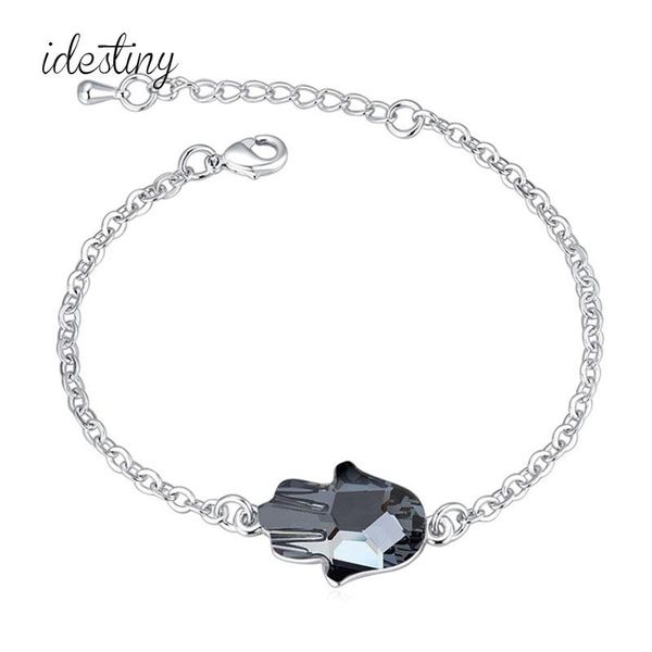 link, chain idestiny 11.11 fashion fatima hand brand jewelery with real austria crystal bracelets & bangles for women wedding jewelry gift, Black
link, chain idestiny 11.11 fashion fatima hand brand jewelery with real austria crystal bracelets & bangles for women wedding jewelry gift, Black