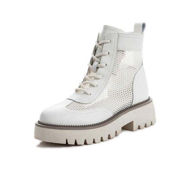 female shoes warm lace up motorcycle boots shoes summer boots women ankle round toe casual air mesh flat platform, Black
female shoes warm lace up motorcycle boots shoes summer boots women ankle round toe casual air mesh flat platform, Black