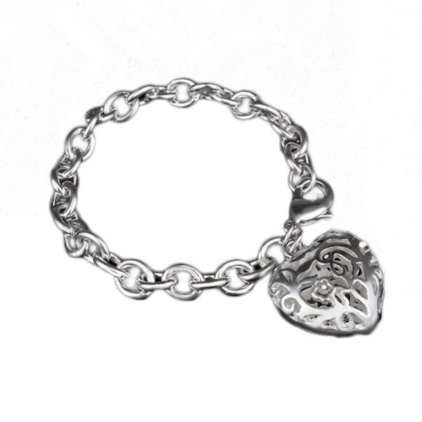 charm bracelets hollow out fashion accessories plated fine jewelry love shaped woman bracelet drop, Golden;silver
charm bracelets hollow out fashion accessories plated fine jewelry love shaped woman bracelet drop, Golden;silver