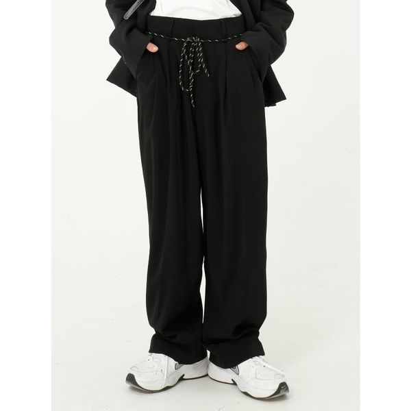 male waist rope streetwear vintage fashion hip hop long trousers black gray pant men loose casual straight wide leg suit pants
male waist rope streetwear vintage fashion hip hop long trousers black gray pant men loose casual straight wide leg suit pants