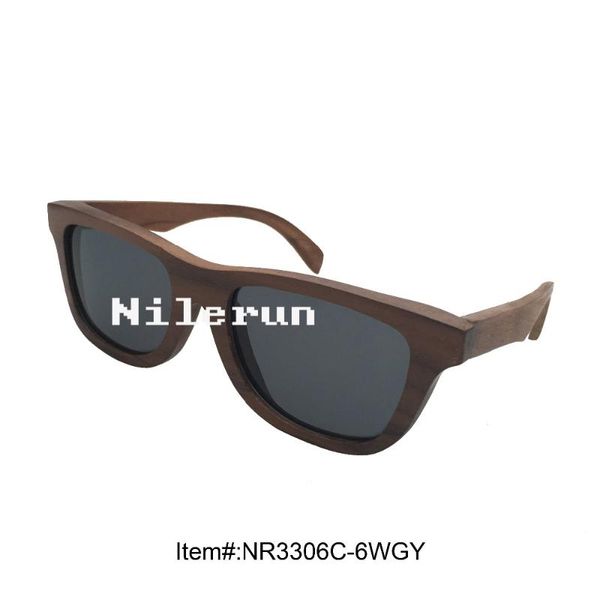black walnut wood sunglasses, White;black 
black walnut wood sunglasses, White;black