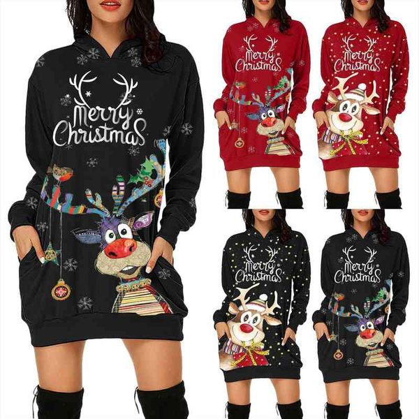 womens fashion casual merry christmas hoodies prints bag hip pocket long sleeves hoodies dress with pockets, Black
womens fashion casual merry christmas hoodies prints bag hip pocket long sleeves hoodies dress with pockets, Black
