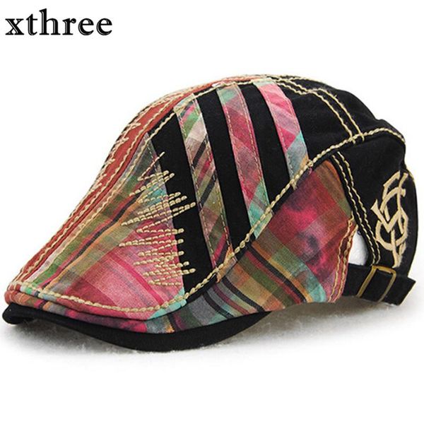berets xthree beret cap men hats for women visors sun hat gorras planas flat caps, Blue;gray
berets xthree beret cap men hats for women visors sun hat gorras planas flat caps, Blue;gray