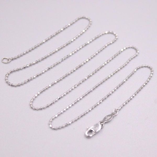 fine pure platinum pt950 chain women men 1mm bead link necklace 18inch 3.5-4g, Silver
fine pure platinum pt950 chain women men 1mm bead link necklace 18inch 3.5-4g, Silver