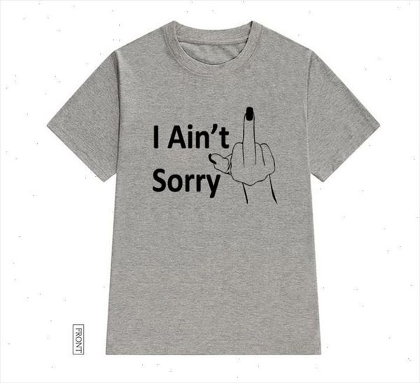 i aint sorry print women tshirt cotton casual funny t shirt lady yong girl tee 5 colors drop ship s 681, White
i aint sorry print women tshirt cotton casual funny t shirt lady yong girl tee 5 colors drop ship s 681, White