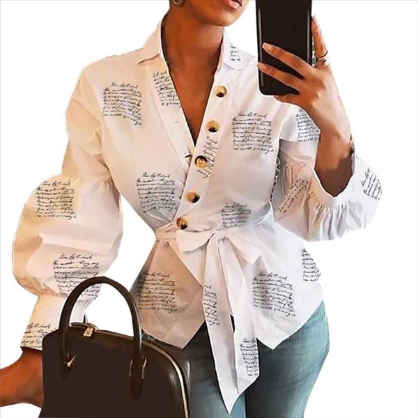 2021 fashion long sleeve women fall v neck and blouses blusas mujer de moda bandage women streetwear outfits clothes, White
2021 fashion long sleeve women fall v neck and blouses blusas mujer de moda bandage women streetwear outfits clothes, White