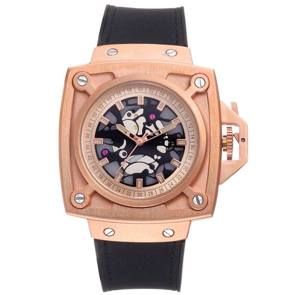 square 2020 belt new watch men's fashion personality large dial luminous waterproof quartz watch, Slivery;brown
square 2020 belt new watch men's fashion personality large dial luminous waterproof quartz watch, Slivery;brown