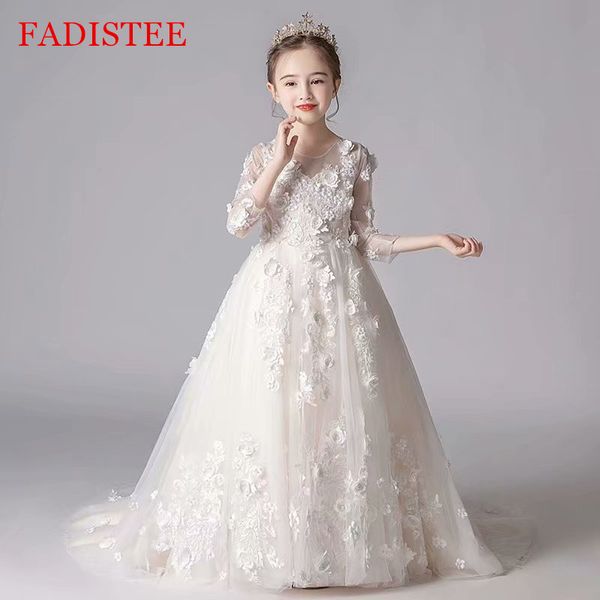 fadistee lace floor-length girl dress flower girl dresses vestidos lace baby girl infant dress kids formal wear girls dress, White;blue
fadistee lace floor-length girl dress flower girl dresses vestidos lace baby girl infant dress kids formal wear girls dress, White;blue