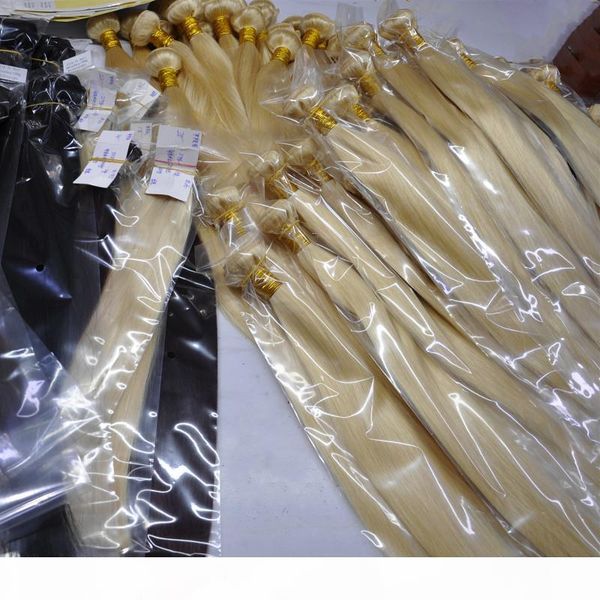 sale blonde color 613# bundles peruvian straight human hair extensions 10inch to 28inch remy brazilian hair weft, Black
sale blonde color 613# bundles peruvian straight human hair extensions 10inch to 28inch remy brazilian hair weft, Black