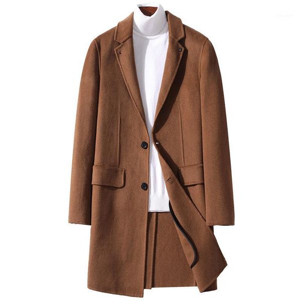 men's wool & blends paulkonte autumn winter casual long coat business simple gentleman wild solid color jacket1, Black
men's wool & blends paulkonte autumn winter casual long coat business simple gentleman wild solid color jacket1, Black