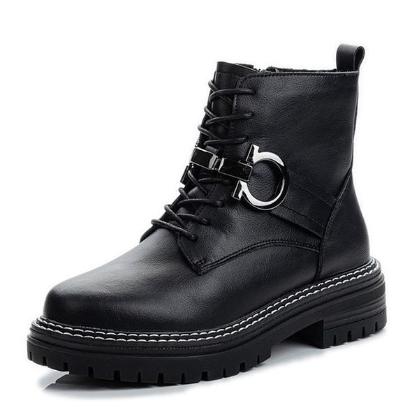 genuine leather zipper martin boots women's shoes 2020 autumn platform shoes women ankle boots woman booties black bottine femme
genuine leather zipper martin boots women's shoes 2020 autumn platform shoes women ankle boots woman booties black bottine femme
