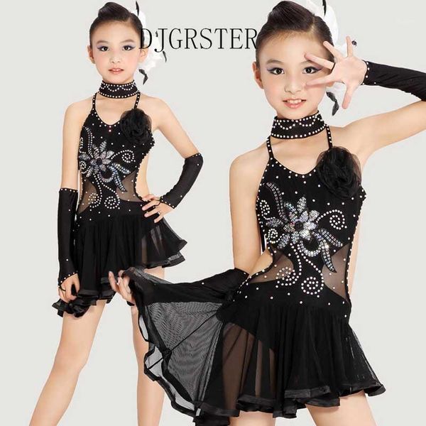child latin dance dresses for sequin style cha cha/rumba/samba/ballroom/tango dance clothing kids costume girls dancewear1, Black;red
child latin dance dresses for sequin style cha cha/rumba/samba/ballroom/tango dance clothing kids costume girls dancewear1, Black;red