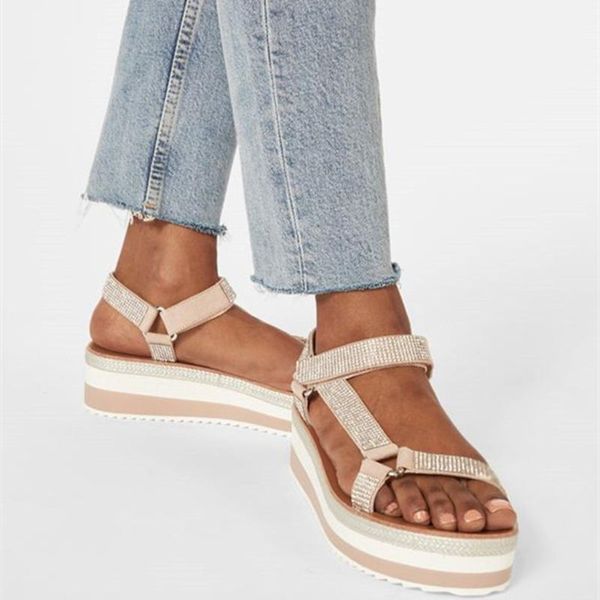 2020 summer beach bling crystal rome ladies sandals rhinestone platform mixed color cutouts wedges women sandals shoes woman #g3, Black
2020 summer beach bling crystal rome ladies sandals rhinestone platform mixed color cutouts wedges women sandals shoes woman #g3, Black