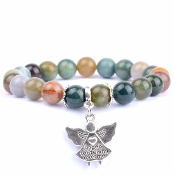 natural stone bracelet agates beaded bracelet angles charm bracelets bangles for women men handmade jewelry pulseras, Golden;silver
natural stone bracelet agates beaded bracelet angles charm bracelets bangles for women men handmade jewelry pulseras, Golden;silver