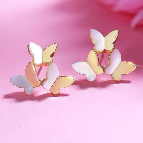 2020 new fashion elegant butterfly shell stud earrings for women 925 silver needle simple all-matching cold wind net red earrings, Golden
2020 new fashion elegant butterfly shell stud earrings for women 925 silver needle simple all-matching cold wind net red earrings, Golden