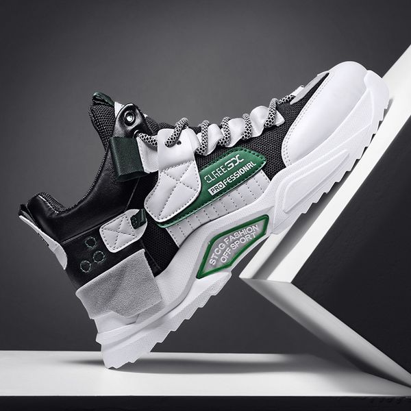 autumn men breathable sneakers low heel round toe shoes daddy shoes outdoor casual running shoes zapatillas hombre, Black
autumn men breathable sneakers low heel round toe shoes daddy shoes outdoor casual running shoes zapatillas hombre, Black