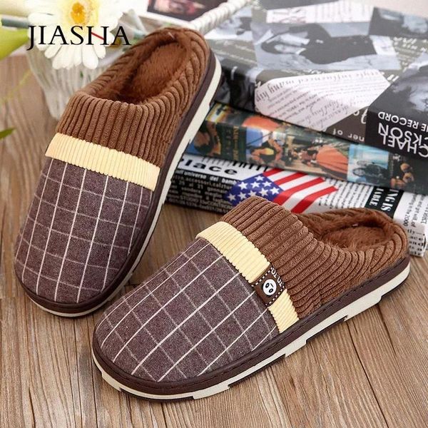 soft rubber men slippers 2020 warm plush non-slip comfortable home slippers male sole gingham slides men casual shoes #u36p, Black
soft rubber men slippers 2020 warm plush non-slip comfortable home slippers male sole gingham slides men casual shoes #u36p, Black