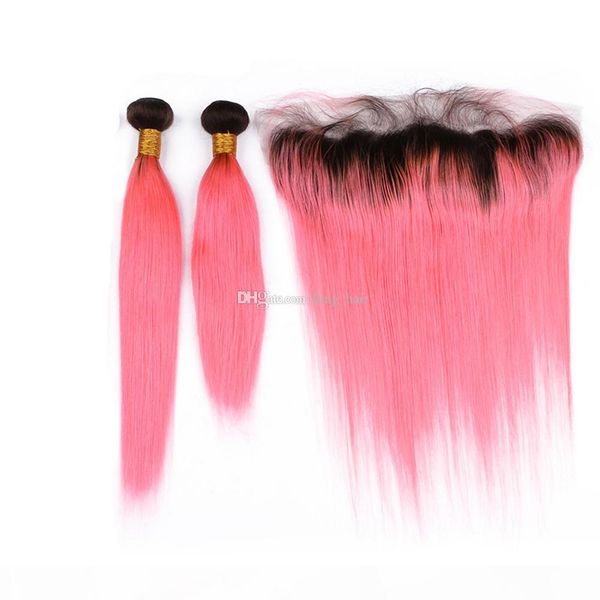 ombre color pink straight lace closure with extensions 10-30 inch double wefted two tone 1b pink color hair 2bundles with frontal, Black;brown
ombre color pink straight lace closure with extensions 10-30 inch double wefted two tone 1b pink color hair 2bundles with frontal, Black;brown