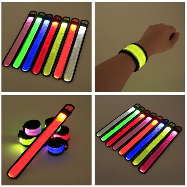 led glowing wristband luminous reflective safety alert hand strap bicycle armband light night running festivals cheering props vt1967
led glowing wristband luminous reflective safety alert hand strap bicycle armband light night running festivals cheering props vt1967