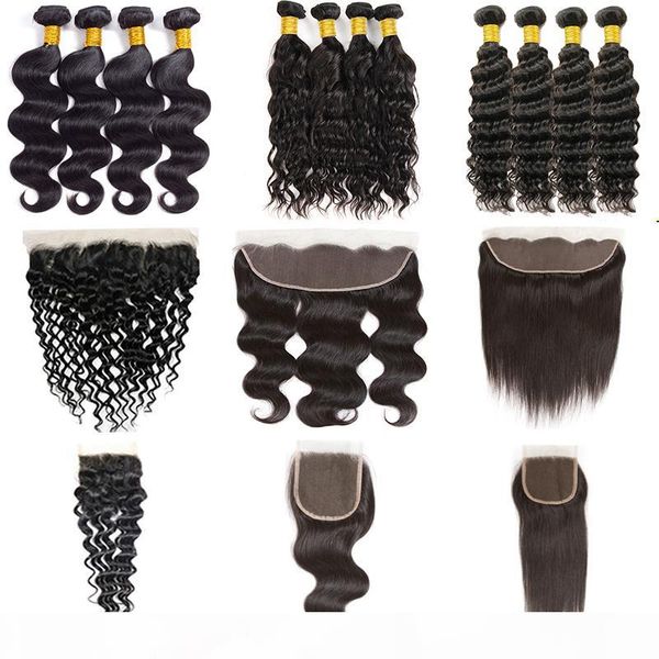 indian straight virgin human hair 4 bundles with closure 100% unprocessed deep wave human hair bundles with ear to ear lace closure, Black
indian straight virgin human hair 4 bundles with closure 100% unprocessed deep wave human hair bundles with ear to ear lace closure, Black