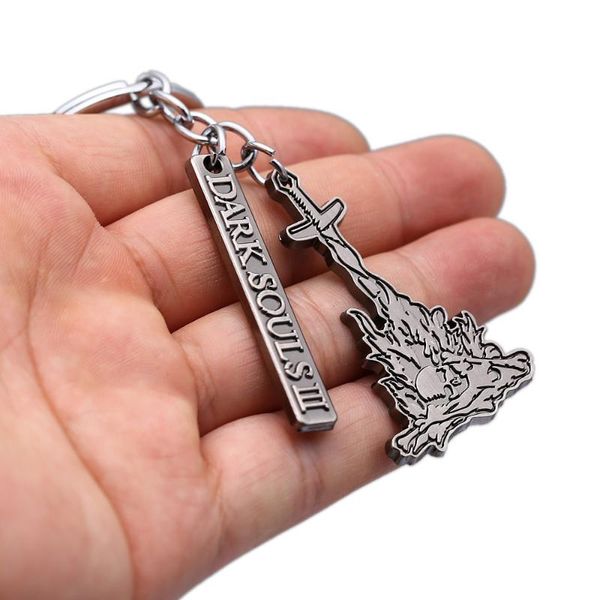 hsic game jewelry dark soul 3 keychains bonfire keyring holder ps4 metal pendant for fans men porte clef llaveros souvenir hc127, Silver
hsic game jewelry dark soul 3 keychains bonfire keyring holder ps4 metal pendant for fans men porte clef llaveros souvenir hc127, Silver