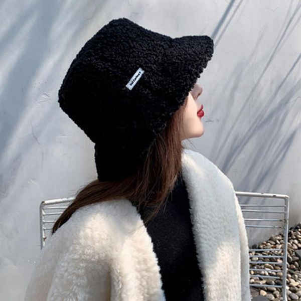 faux fur winter spring bucket hat for women warm lamb wool fisherman hat solid color letter ladies girls panama cap, Blue;gray
faux fur winter spring bucket hat for women warm lamb wool fisherman hat solid color letter ladies girls panama cap, Blue;gray