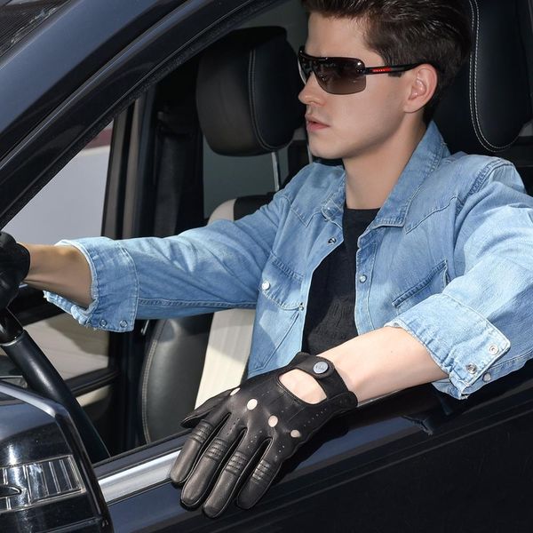 gsg mens mittens hole button breathable goat genuine leather men driving half finger gloves, Blue;gray
gsg mens mittens hole button breathable goat genuine leather men driving half finger gloves, Blue;gray