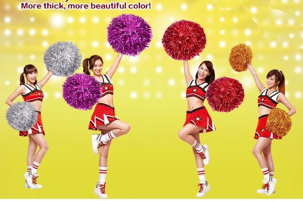 cheerleading 1pcs pom poms aerobics show dance hand flowers cheerleader pompoms for football basketball match pompon1
cheerleading 1pcs pom poms aerobics show dance hand flowers cheerleader pompoms for football basketball match pompon1