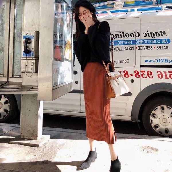 2020 autumn two piece set women v neck knitted pullover sweater+bodycon split pencil tricot long skirt knitwear suit aq6131, White
2020 autumn two piece set women v neck knitted pullover sweater+bodycon split pencil tricot long skirt knitwear suit aq6131, White