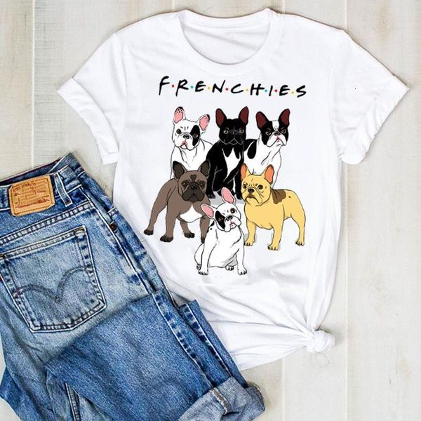 women lady dog pet summer friends printed cartoon ladies clothes graphic t tee tshirt womens female shirt clothing t-shirt, White
women lady dog pet summer friends printed cartoon ladies clothes graphic t tee tshirt womens female shirt clothing t-shirt, White