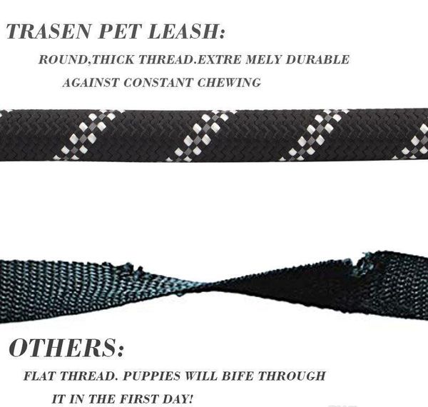 5 ft strong dog rope leash lead training padded handle reflective threaded nylon for m bbybwz packing2010
5 ft strong dog rope leash lead training padded handle reflective threaded nylon for m bbybwz packing2010