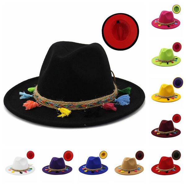 bohemia fedora hat patchwor wide brim men women british style trilby party formal panama cap dress hat cowboy autumn winter hats, Blue;gray
bohemia fedora hat patchwor wide brim men women british style trilby party formal panama cap dress hat cowboy autumn winter hats, Blue;gray
