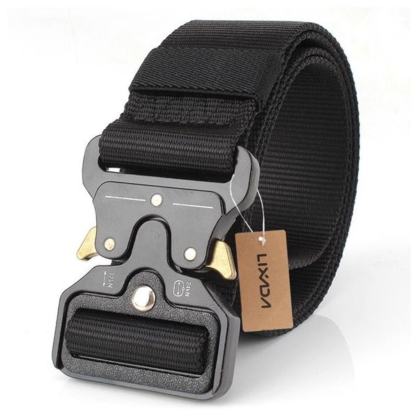 waist support tactical belts nylon belt with metal buckle adjustable heavy duty training hunting accessories, Black;gray
waist support tactical belts nylon belt with metal buckle adjustable heavy duty training hunting accessories, Black;gray