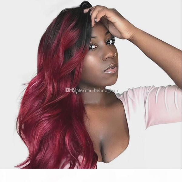 two tone ombre burgundy full lace human hair wigs t1b 99j body wavy peruvian virgin hair wine red 150% density lace front wigs, Black;brown
two tone ombre burgundy full lace human hair wigs t1b 99j body wavy peruvian virgin hair wine red 150% density lace front wigs, Black;brown