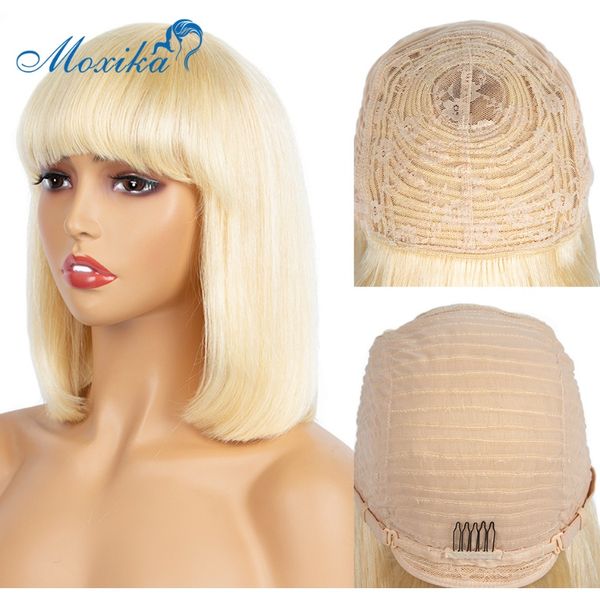 613 bob wig wig with bangs human hair peruvian hair wigs remy 150 short human hair wigs bob wig straight f wmtkup, Black;brown
613 bob wig wig with bangs human hair peruvian hair wigs remy 150 short human hair wigs bob wig straight f wmtkup, Black;brown