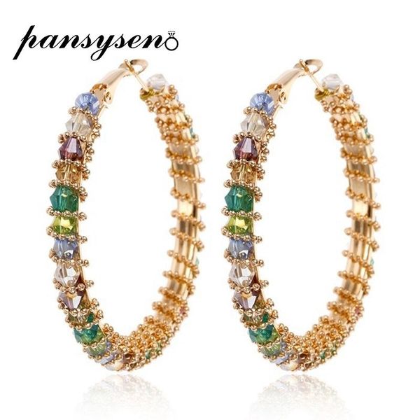 pansysen bohemia big rould circle hoop earrings for women engagement anniversary party silver 925 jewelry gemstone earrings gift, Golden;silver
pansysen bohemia big rould circle hoop earrings for women engagement anniversary party silver 925 jewelry gemstone earrings gift, Golden;silver