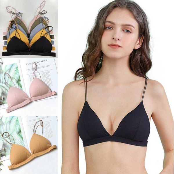 bras women france triangle cup ladies underwear beautiful back thin belt no steel circle bra strap, Red;black
bras women france triangle cup ladies underwear beautiful back thin belt no steel circle bra strap, Red;black