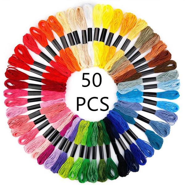 yarn 50 pcs random color embroidery thread diy silk line branch threads similar floss skein cross stitch, Black;white
yarn 50 pcs random color embroidery thread diy silk line branch threads similar floss skein cross stitch, Black;white
