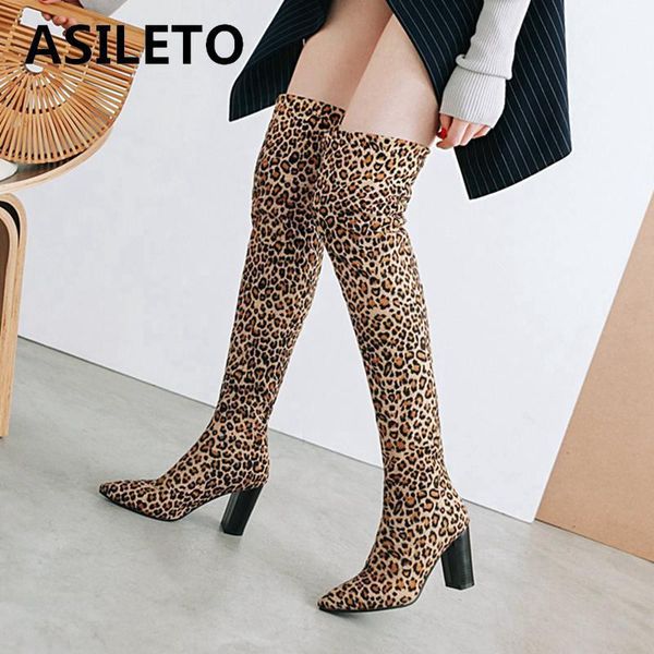 asileto flock leather women over the knee boots female high heels shoes winter s740, Black
asileto flock leather women over the knee boots female high heels shoes winter s740, Black