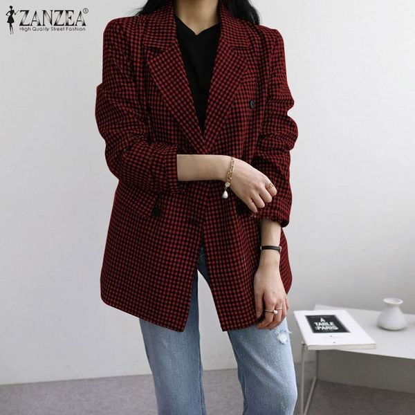 women's suits & blazers 2022 fashion check women's coats long sleeve outerwears female double-breasted plus size casual tunic 5x, White;black
women's suits & blazers 2022 fashion check women's coats long sleeve outerwears female double-breasted plus size casual tunic 5x, White;black