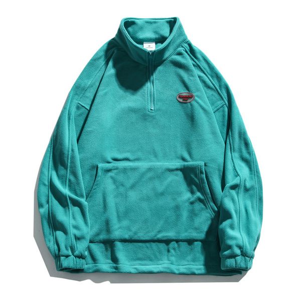 fleece oversized sweatshirt men women front pocket half zipper men's sweatshirts man clothes, Black
fleece oversized sweatshirt men women front pocket half zipper men's sweatshirts man clothes, Black