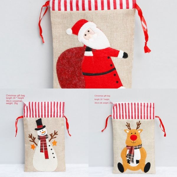 q54uq christmas storage gift decorations linen three-dimensional mxxon hand children's gift candy bag storage bag embroidery
q54uq christmas storage gift decorations linen three-dimensional mxxon hand children's gift candy bag storage bag embroidery