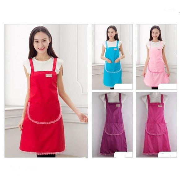 aprons 1pc apron women kitchen restaurant bib cooking front lace dress with pocket thicken double waterproof korean elb 4011
aprons 1pc apron women kitchen restaurant bib cooking front lace dress with pocket thicken double waterproof korean elb 4011