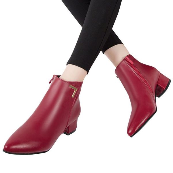 women shoes woman fashion leisure pointed toe med heels ankle boots shoes motorcycle boot autumn winter women boots mujer, Black
women shoes woman fashion leisure pointed toe med heels ankle boots shoes motorcycle boot autumn winter women boots mujer, Black