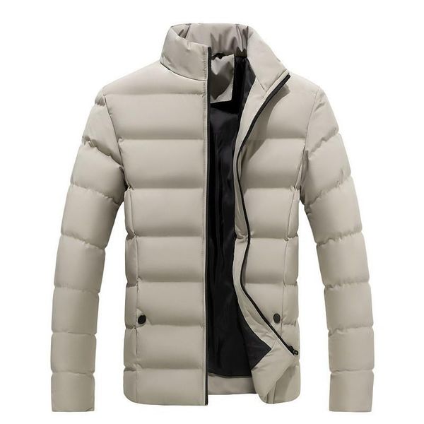 fashion korean men jacket mens clothing spring new trendy thick warm stand collar zipper solid color slim cotton jacket clothes, Black
fashion korean men jacket mens clothing spring new trendy thick warm stand collar zipper solid color slim cotton jacket clothes, Black