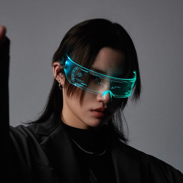 cyberpunk future technology sense luminous eye protection glasses science fiction led glasses glasses disco swing p ins fashion brand, White;black
cyberpunk future technology sense luminous eye protection glasses science fiction led glasses glasses disco swing p ins fashion brand, White;black