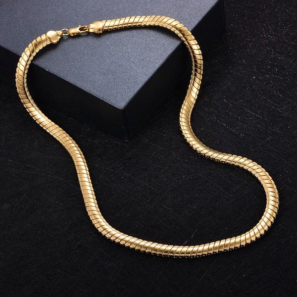wando gold colour copper trendy chain for man jewelry snake chain boy friend gifts 45cm n4, Silver
wando gold colour copper trendy chain for man jewelry snake chain boy friend gifts 45cm n4, Silver