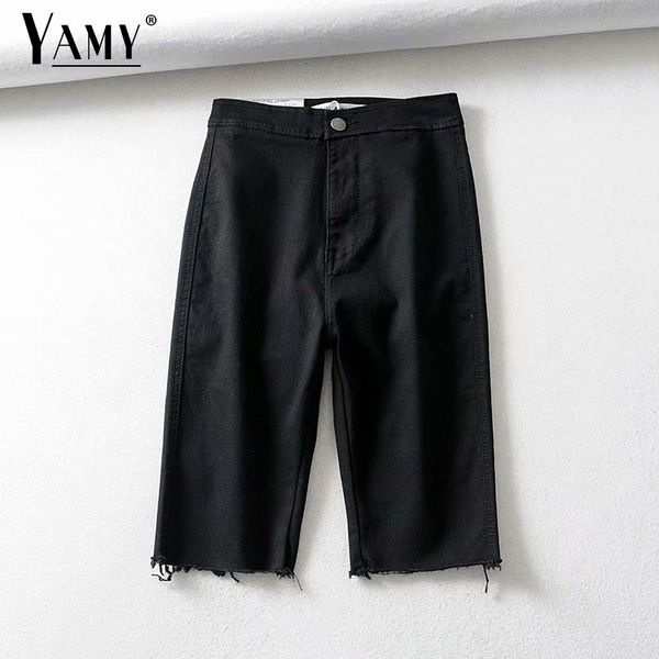 summer fringe denim shorts women high waist biker short jeans vintage black cotton ladies shorts fashion clothes y200512, White;black
summer fringe denim shorts women high waist biker short jeans vintage black cotton ladies shorts fashion clothes y200512, White;black