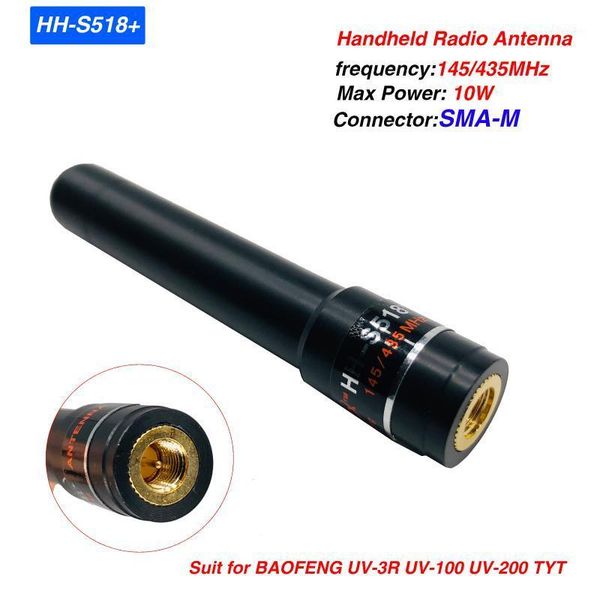 hh-s518+ sma-m male high gain antenna 10w dual band two way radio short antenna 144/430mhz for baofeng uv-3r uv-100 uv-200 tyt1
hh-s518+ sma-m male high gain antenna 10w dual band two way radio short antenna 144/430mhz for baofeng uv-3r uv-100 uv-200 tyt1